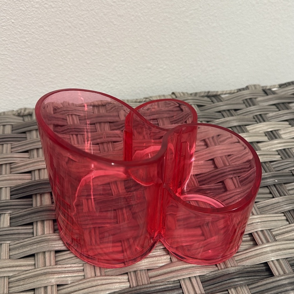 Red Acrylic Organizer - Picture 3 of 3